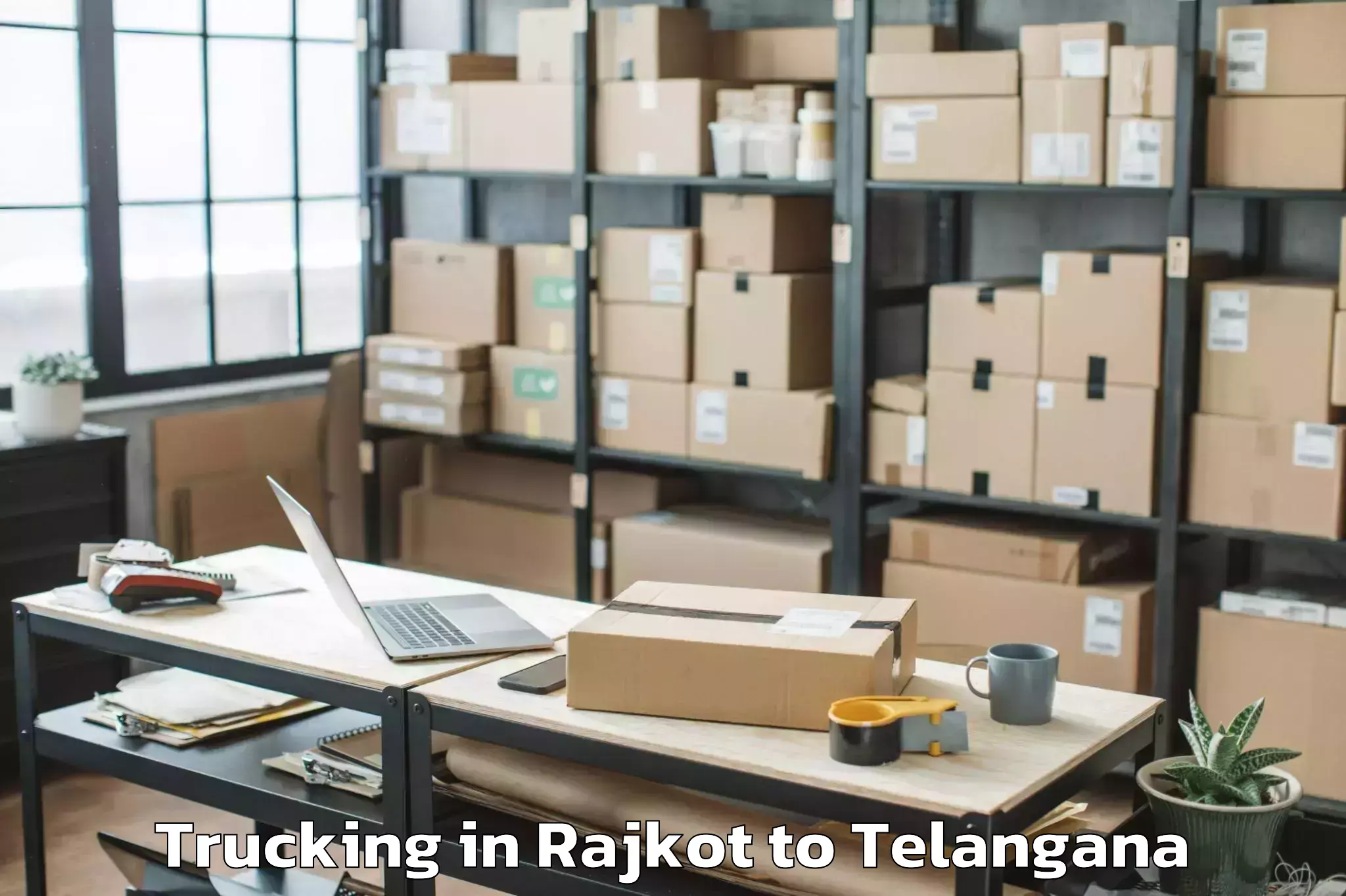 Hassle-Free Rajkot to Shankarapatnam Trucking